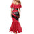 Custom Trinidad and Tobago Cricket Mermaid Dress Come On Trinbago Knight Riders
