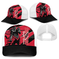 Trinidad and Tobago Cricket Mesh Trucker Cap Come On Trinbago Knight Riders Red - Wonder Print Shop