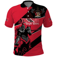 Custom Trinidad and Tobago Cricket Polo Shirt Come On Trinbago Knight Riders