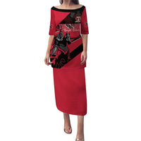 Custom Trinidad and Tobago Cricket Puletasi Come On Trinbago Knight Riders