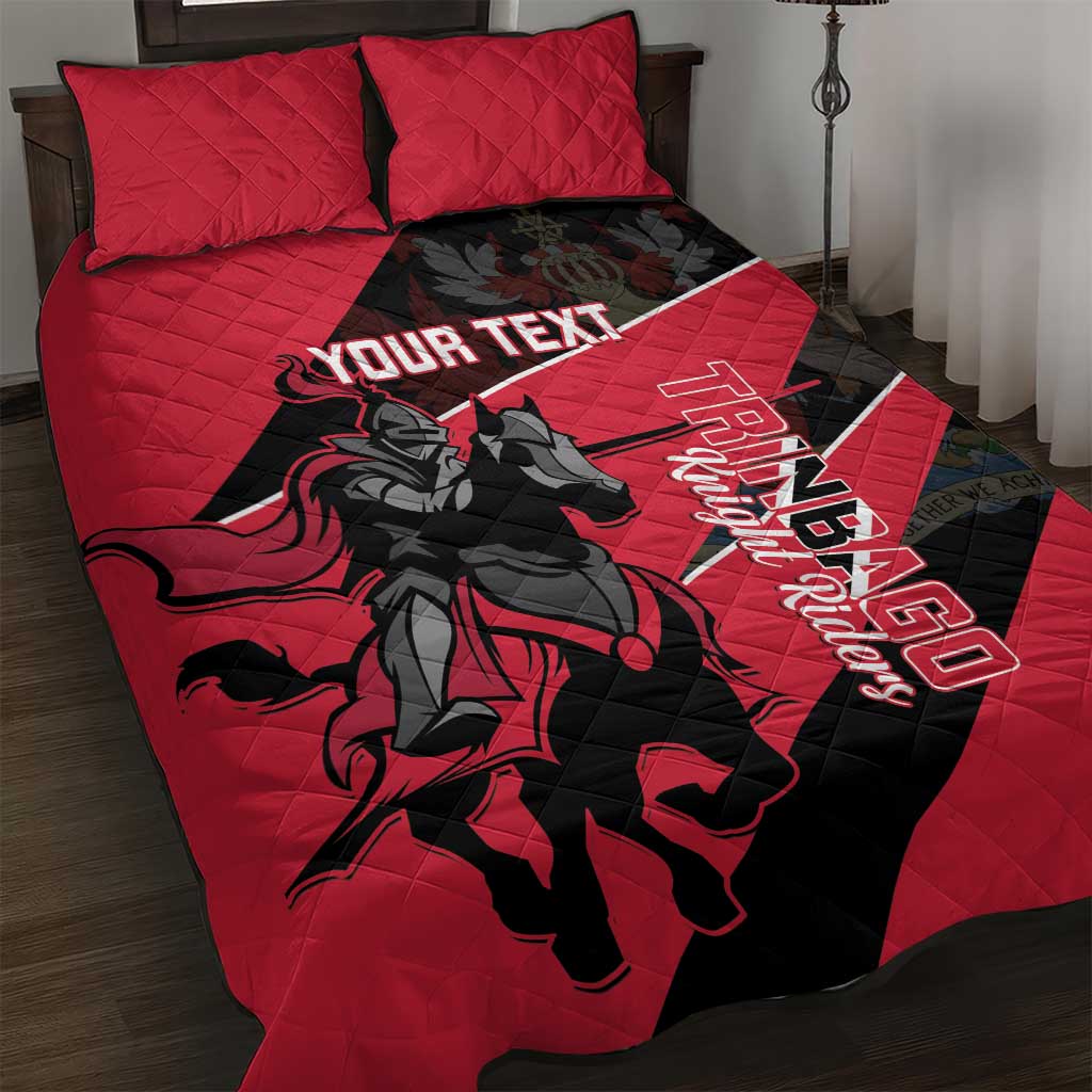 Custom Trinidad and Tobago Cricket Quilt Bed Set Come On Trinbago Knight Riders