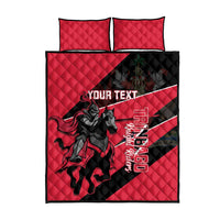 Custom Trinidad and Tobago Cricket Quilt Bed Set Come On Trinbago Knight Riders
