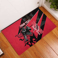 Custom Trinidad and Tobago Cricket Rubber Doormat Come On Trinbago Knight Riders