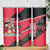 Custom Trinidad and Tobago Cricket Skinny Tumbler Come On Trinbago Knight Riders