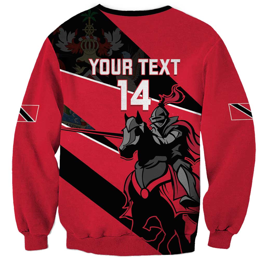 Custom Trinidad and Tobago Cricket Sweatshirt Come On Trinbago Knight Riders