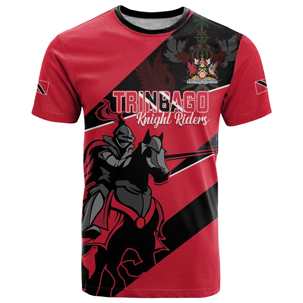 Custom Trinidad and Tobago Cricket T Shirt Come On Trinbago Knight Riders
