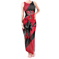 Custom Trinidad and Tobago Cricket Tank Maxi Dress Come On Trinbago Knight Riders
