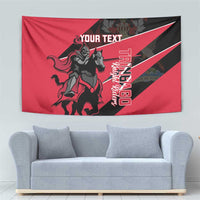 Custom Trinidad and Tobago Cricket Tapestry Come On Trinbago Knight Riders