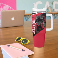 Custom Trinidad and Tobago Cricket Tumbler With Handle Come On Trinbago Knight Riders