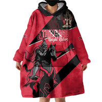 Custom Trinidad and Tobago Cricket Wearable Blanket Hoodie Come On Trinbago Knight Riders
