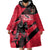 Custom Trinidad and Tobago Cricket Wearable Blanket Hoodie Come On Trinbago Knight Riders