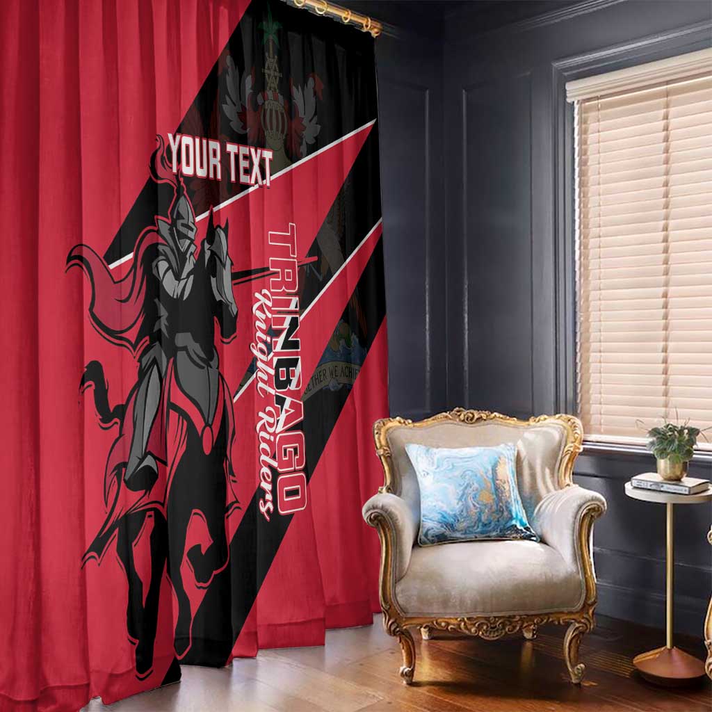 Custom Trinidad and Tobago Cricket Window Curtain Come On Trinbago Knight Riders