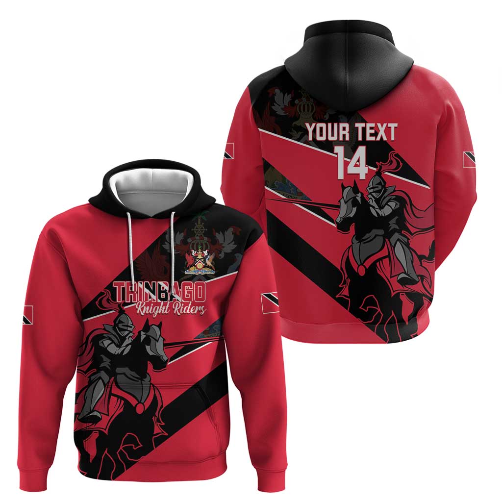 Custom Trinidad and Tobago Cricket Zip Hoodie Come On Trinbago Knight Riders