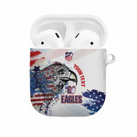 USA 2026 Rugby Custom AirPods Case Go Eagle Brushes Style