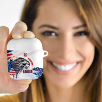USA 2026 Rugby Custom AirPods Case Go Eagle Brushes Style