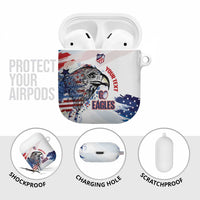 USA 2026 Rugby Custom AirPods Case Go Eagle Brushes Style