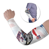 USA 2026 Rugby Custom Arm Sleeves Go Eagle Brushes Style