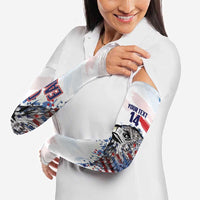 USA 2026 Rugby Custom Arm Sleeves Go Eagle Brushes Style
