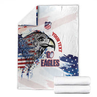 USA 2026 Rugby Custom Blanket Go Eagle Brushes Style