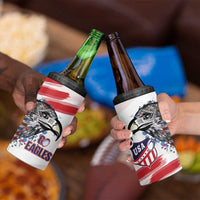 USA 2026 Rugby Custom 4 in 1 Can Cooler Tumbler Go Eagle Brushes Style