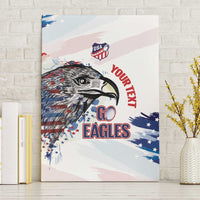 USA 2026 Rugby Custom Canvas Wall Art Go Eagle Brushes Style