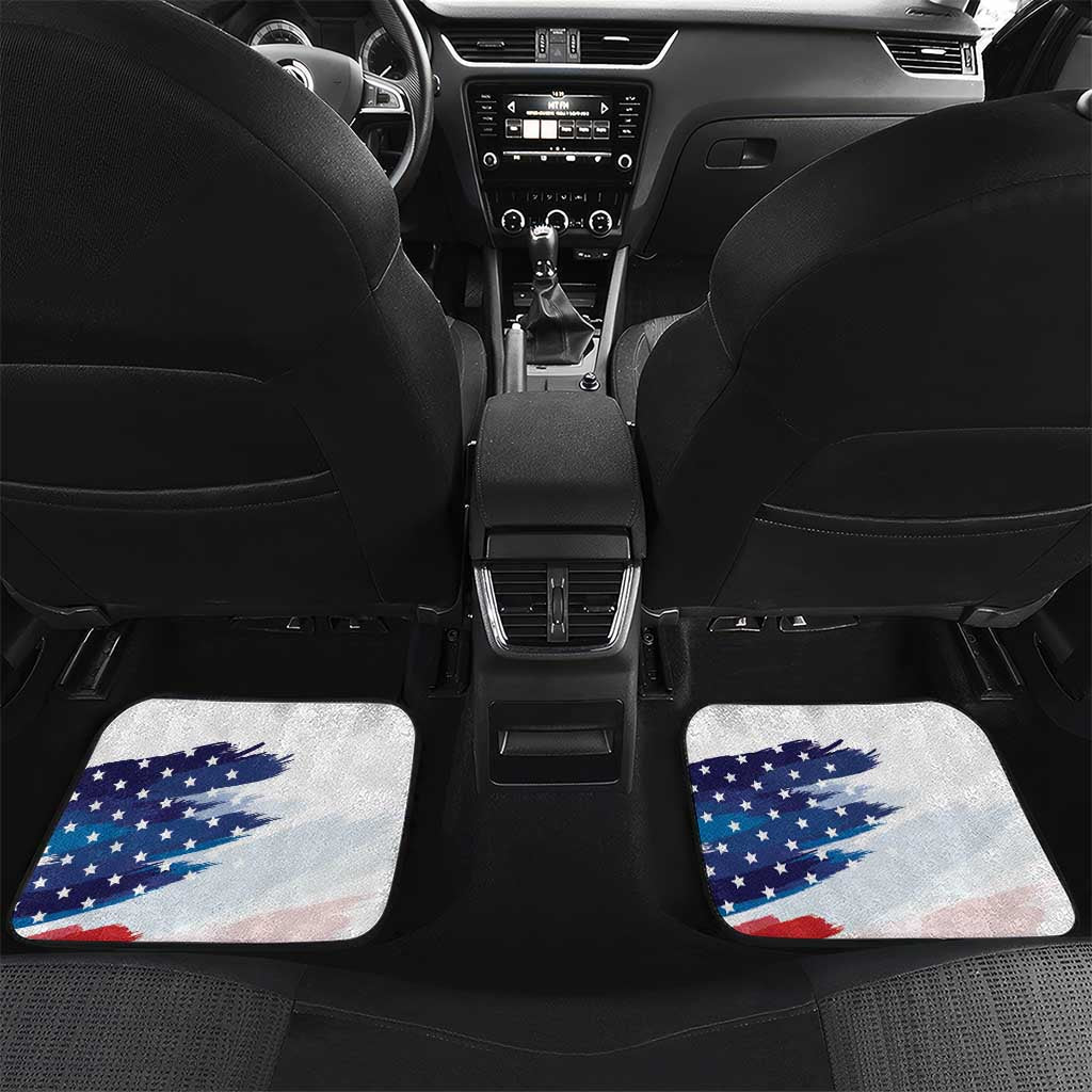 USA 2026 Rugby Custom Car Mats Go Eagle Brushes Style