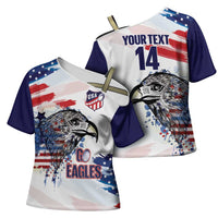 USA 2026 Rugby Custom Cross Shoulder Shirt Go Eagle Brushes Style