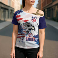 USA 2026 Rugby Custom Cross Shoulder Shirt Go Eagle Brushes Style