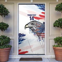 USA 2026 Rugby Custom Door Cover Go Eagle Brushes Style