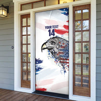 USA 2026 Rugby Custom Door Cover Go Eagle Brushes Style