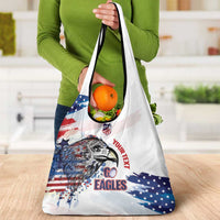 USA 2026 Rugby Custom Grocery Bag Go Eagle Brushes Style