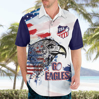 USA 2026 Rugby Custom Hawaiian Shirt Go Eagle Brushes Style