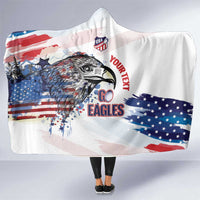 USA 2026 Rugby Custom Hooded Blanket Go Eagle Brushes Style