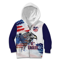 USA 2026 Rugby Custom Kid Hoodie Go Eagle Brushes Style