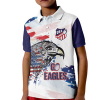 USA 2026 Rugby Custom Kid Polo Shirt Go Eagle Brushes Style