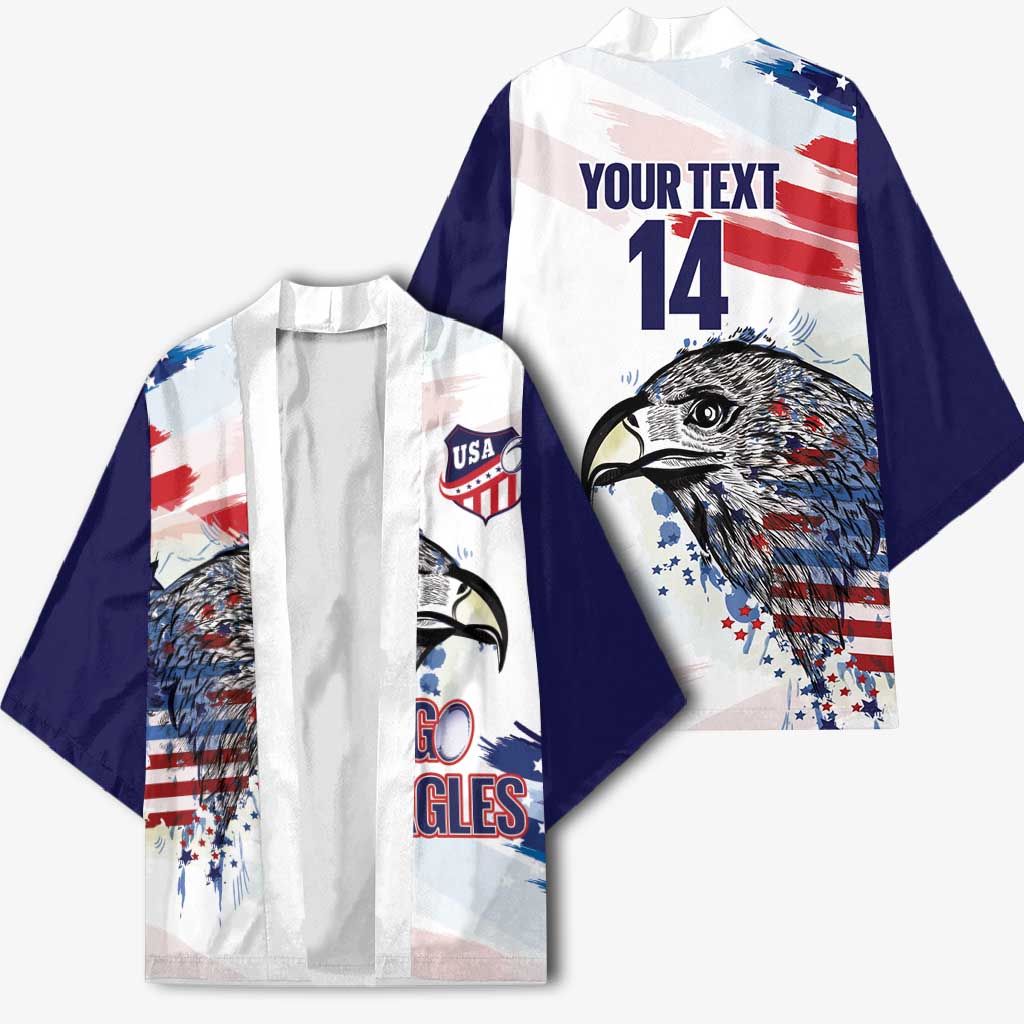 USA 2026 Rugby Custom Kimono Go Eagle Brushes Style
