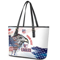 USA 2026 Rugby Custom Leather Tote Bag Go Eagle Brushes Style