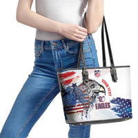 USA 2026 Rugby Custom Leather Tote Bag Go Eagle Brushes Style