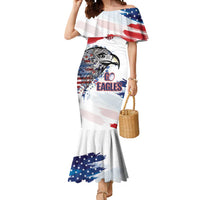 USA 2026 Rugby Custom Mermaid Dress Go Eagle Brushes Style
