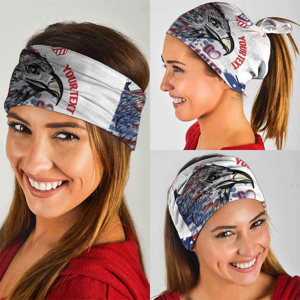 USA 2026 Rugby Custom Neck Gaiter Go Eagle Brushes Style