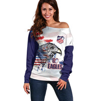 USA 2026 Rugby Custom Off Shoulder Sweater Go Eagle Brushes Style