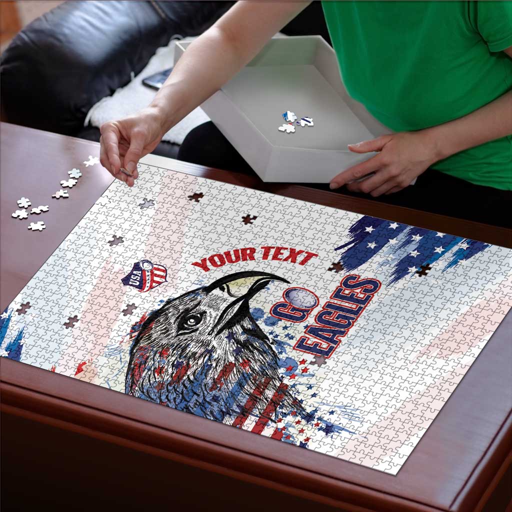 USA 2026 Rugby Custom Puzzle Go Eagle Brushes Style