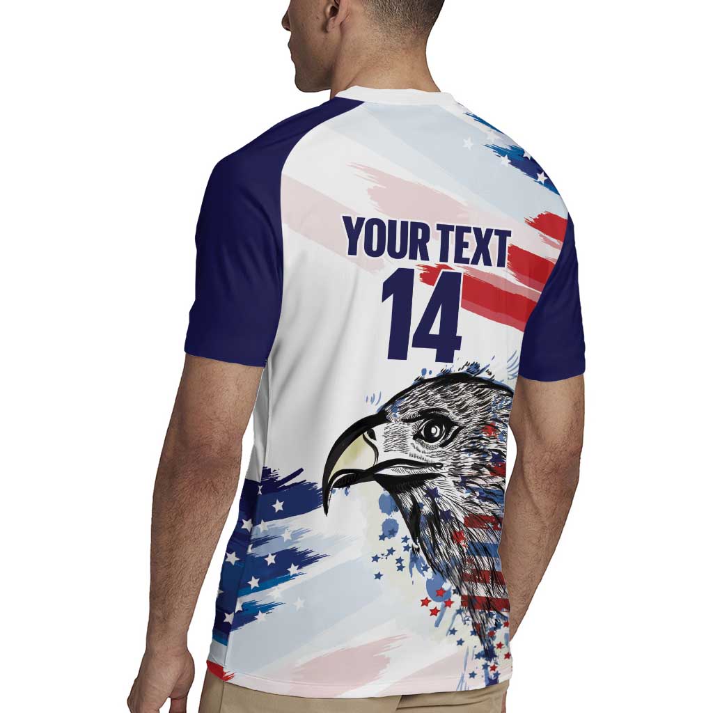 USA 2026 Rugby Custom Rugby Jersey Go Eagle Brushes Style