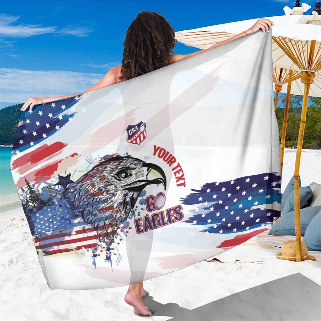 USA 2026 Rugby Custom Sarong Go Eagle Brushes Style