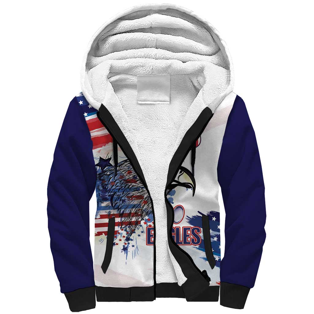 USA 2026 Rugby Custom Sherpa Hoodie Go Eagle Brushes Style