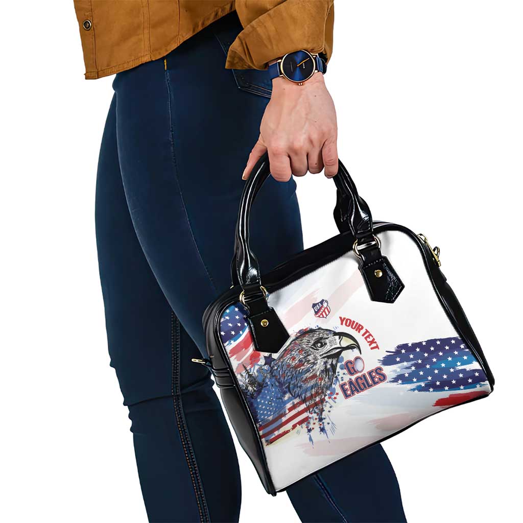 USA 2026 Rugby Custom Shoulder Handbag Go Eagle Brushes Style