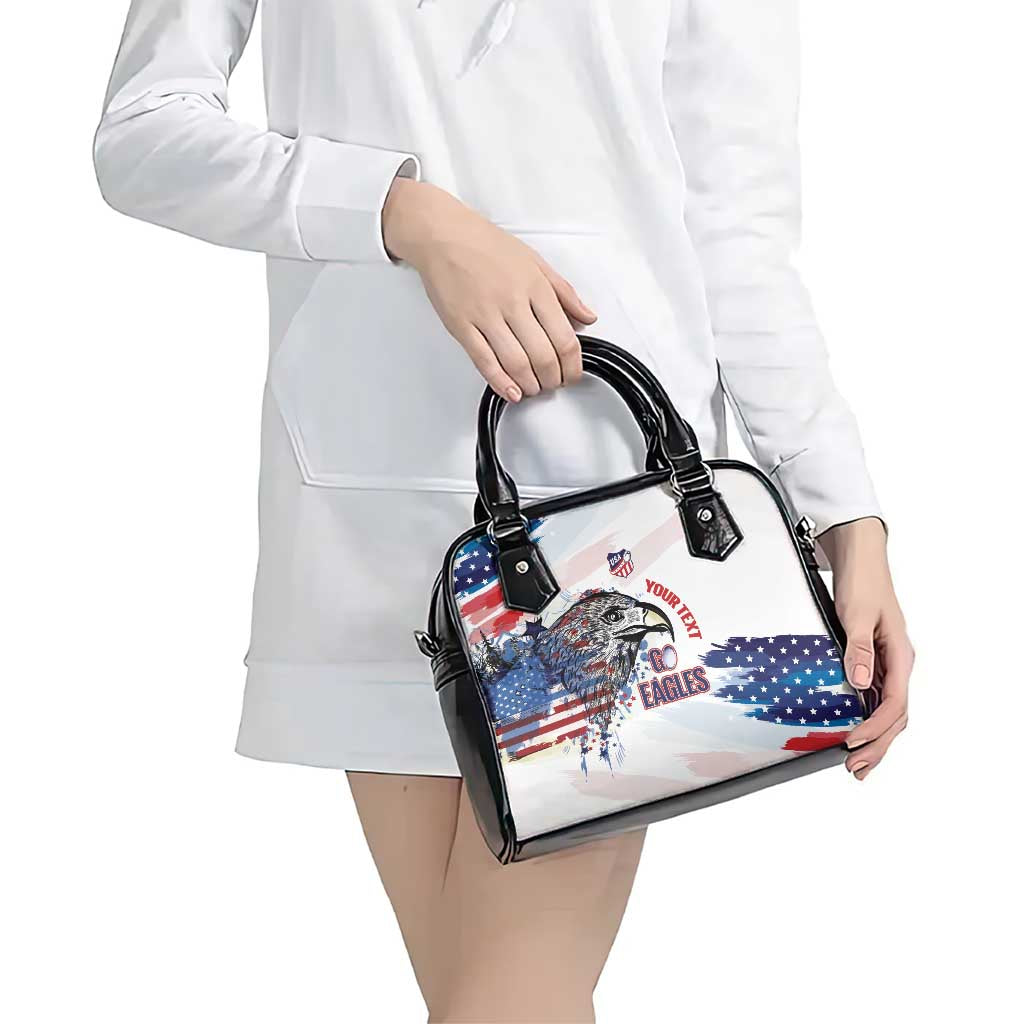 USA 2026 Rugby Custom Shoulder Handbag Go Eagle Brushes Style