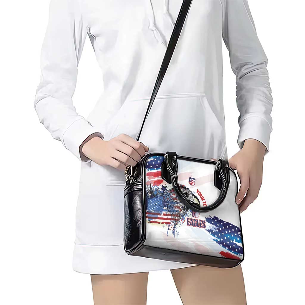 USA 2026 Rugby Custom Shoulder Handbag Go Eagle Brushes Style