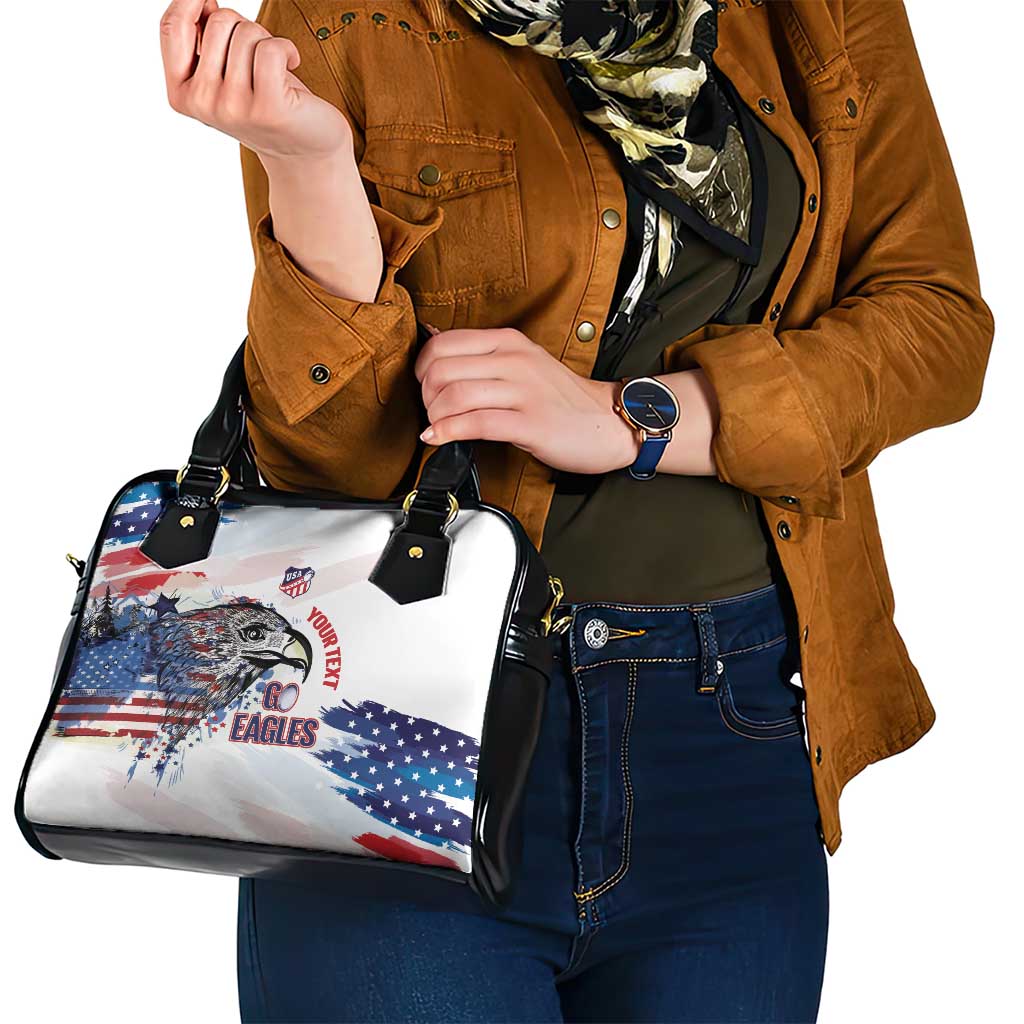 USA 2026 Rugby Custom Shoulder Handbag Go Eagle Brushes Style
