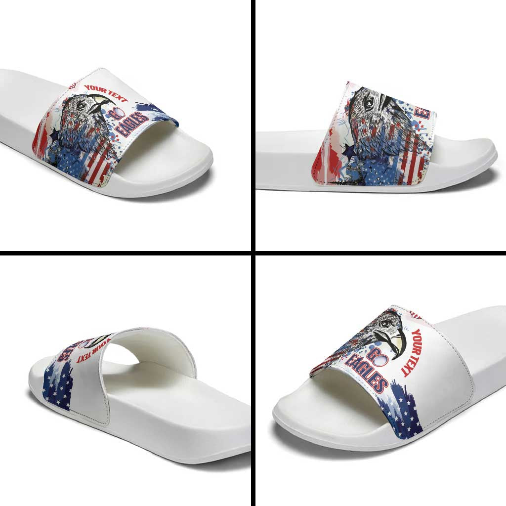 USA 2026 Rugby Custom Slide Sandals Go Eagle Brushes Style